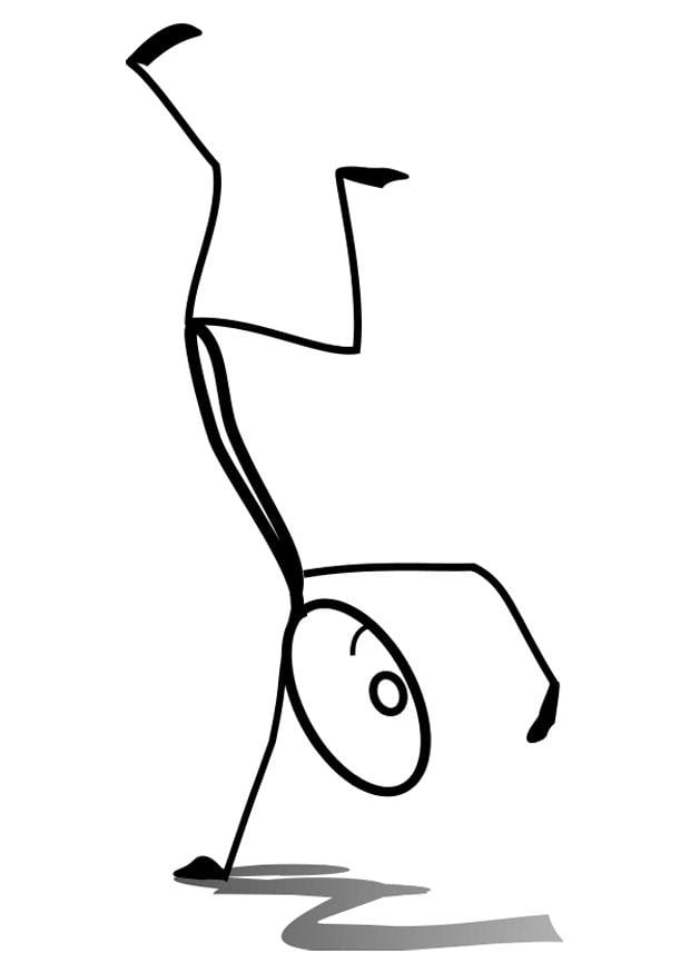 Dibujo para colorear hip hop