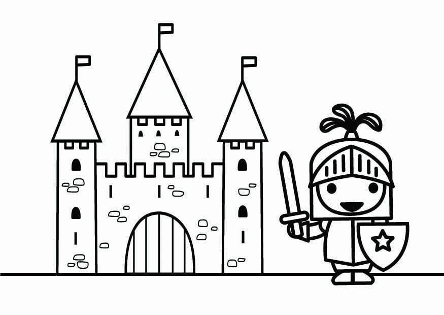 Dibujo para colorear historia