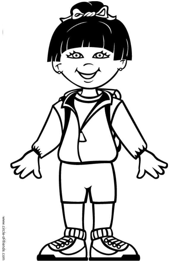 Dibujo para colorear hoshi