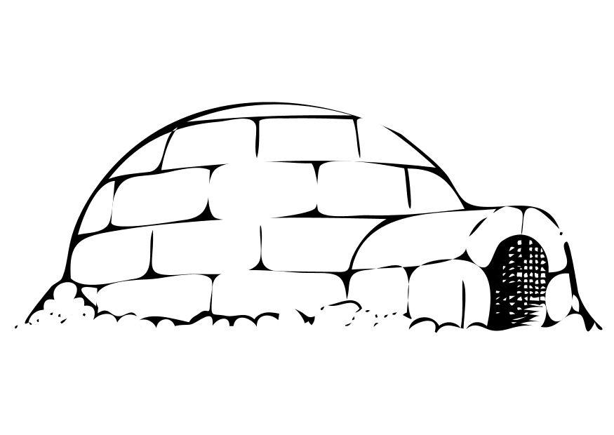 Dibujo para colorear iglAº