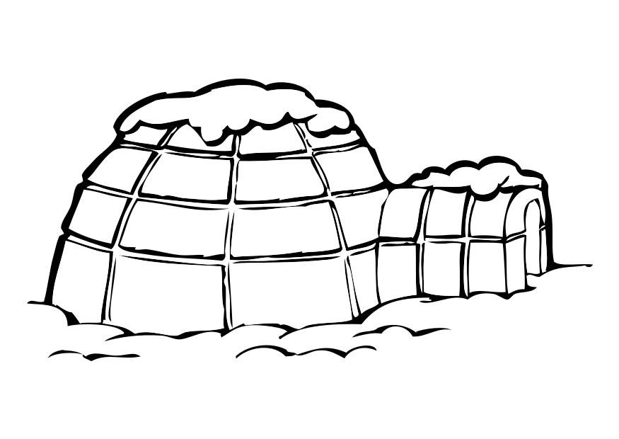 Dibujo para colorear iglAº