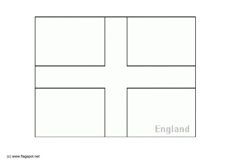 Dibujo para colorear inglaterra
