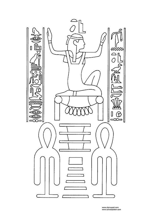 Dibujo para colorear isis