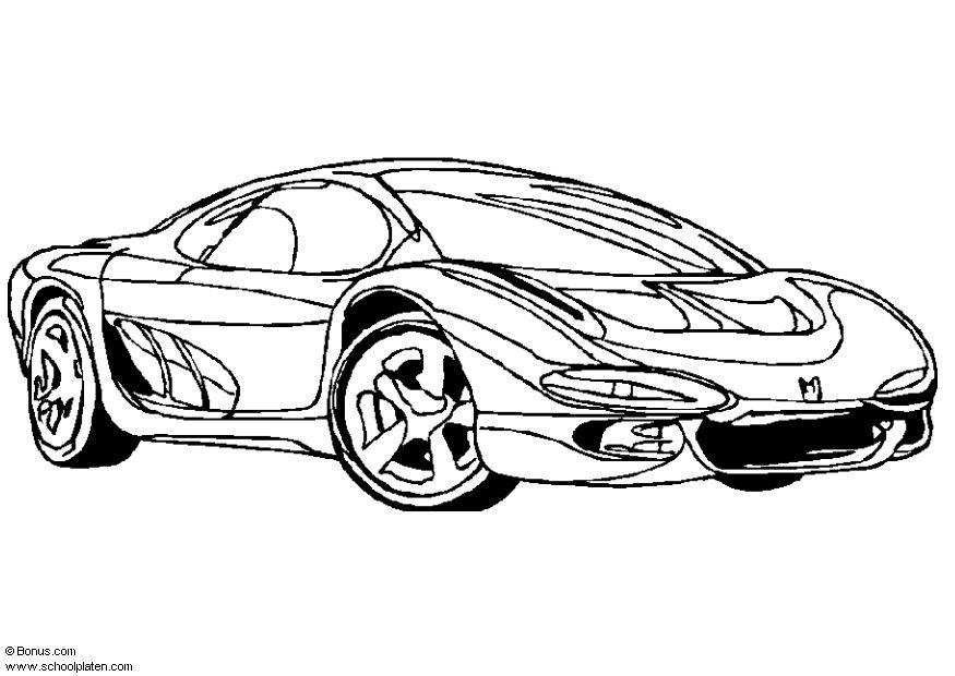 Dibujo para colorear isuzu showcar