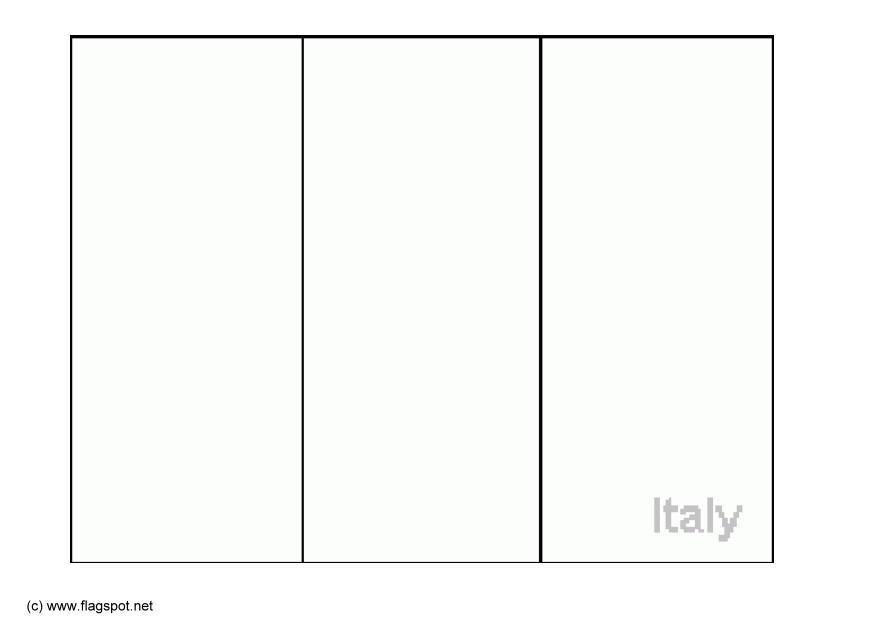 Dibujo para colorear italia
