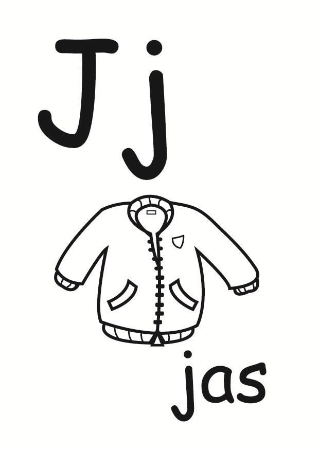 Dibujo para colorear j