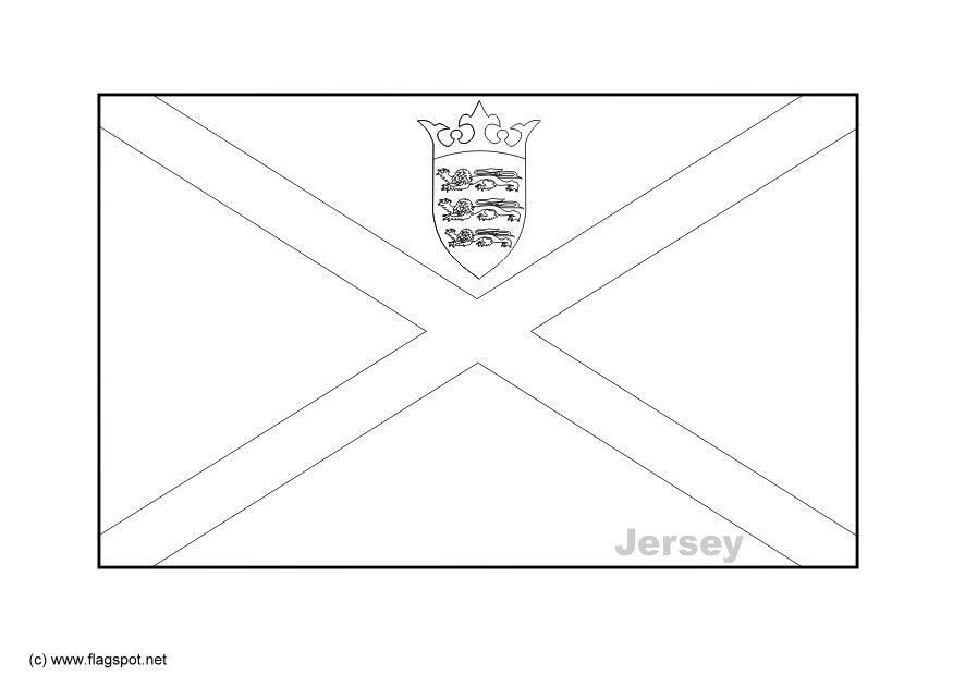 Dibujo para colorear jersey