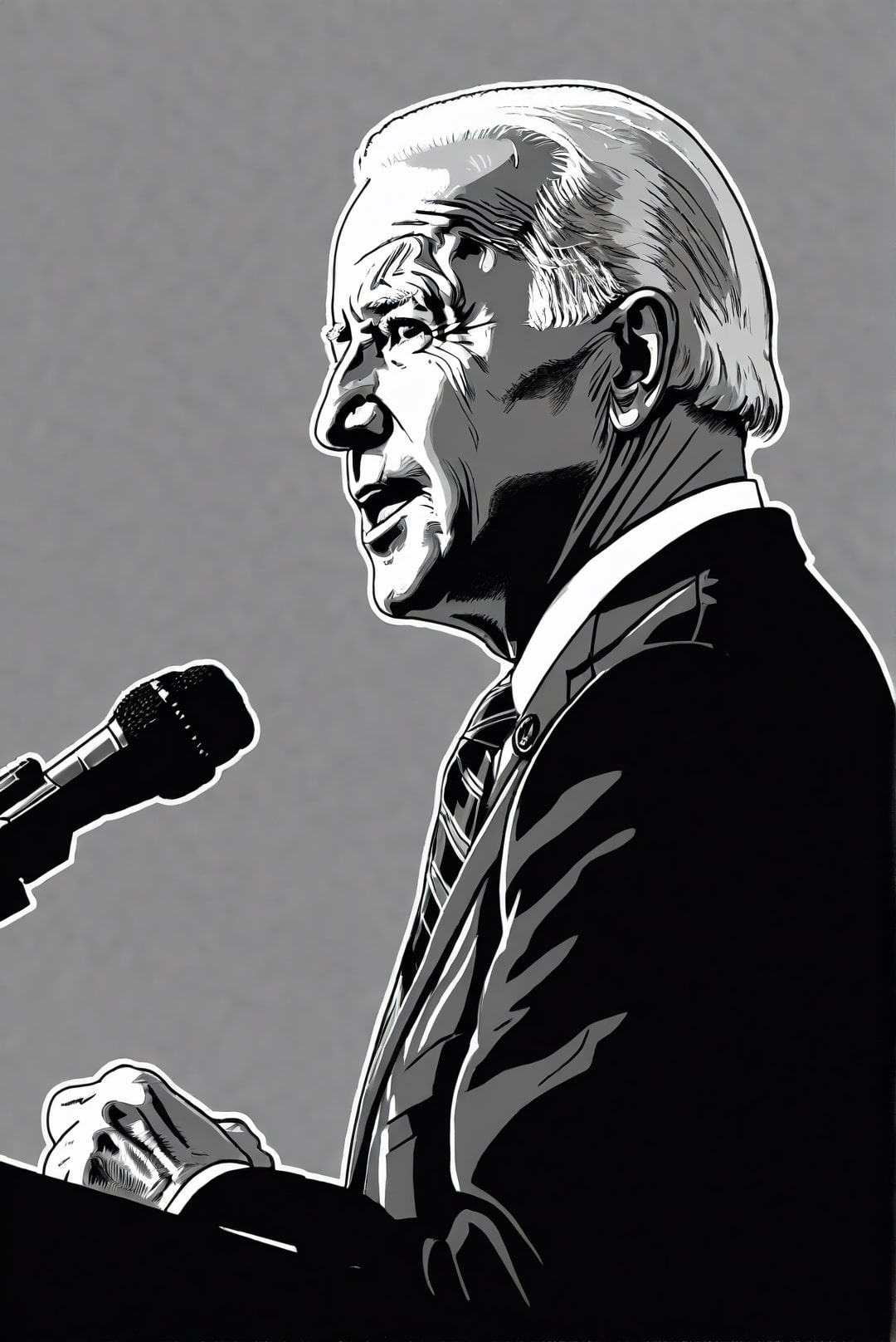 Dibujo para colorear joe biden