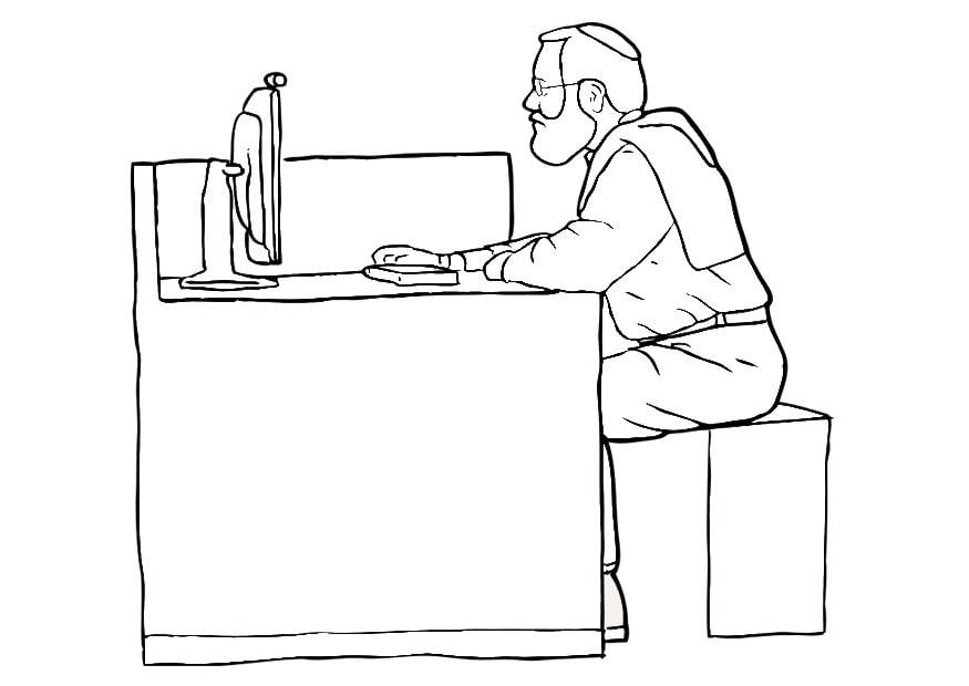 Dibujo para colorear judA­o