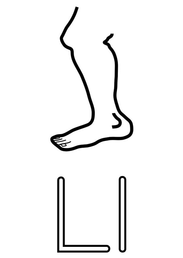 Dibujo para colorear l