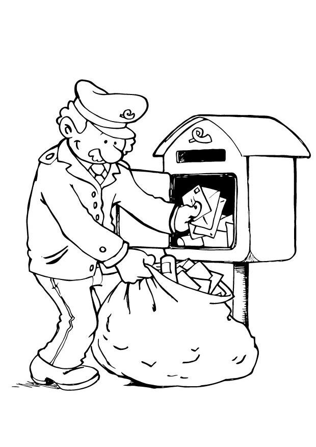 Dibujo para colorear la ruta de la carta 3