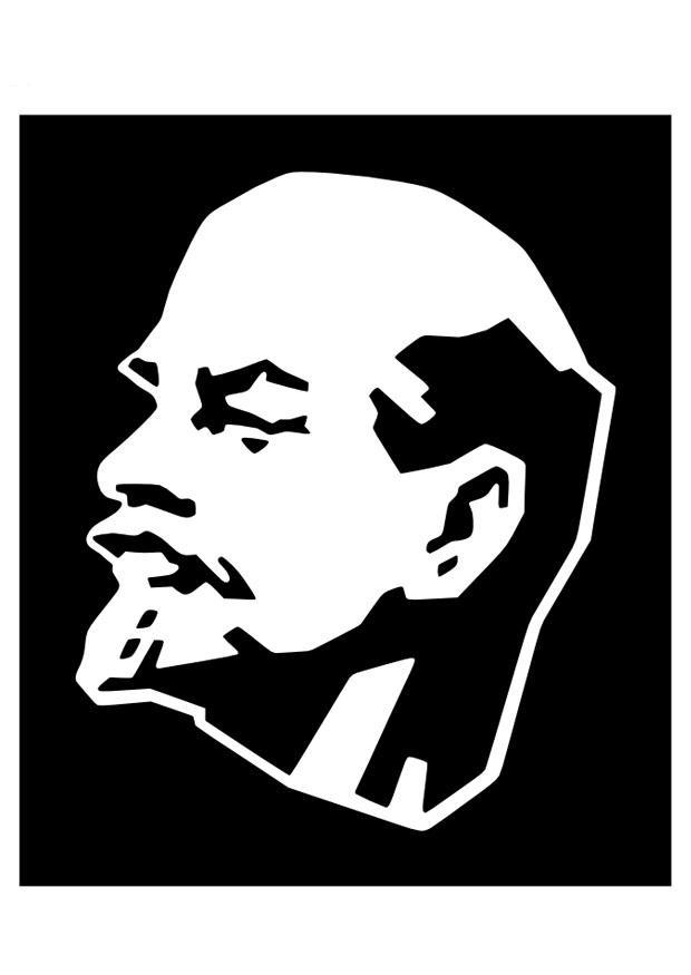 Dibujo para colorear lenin