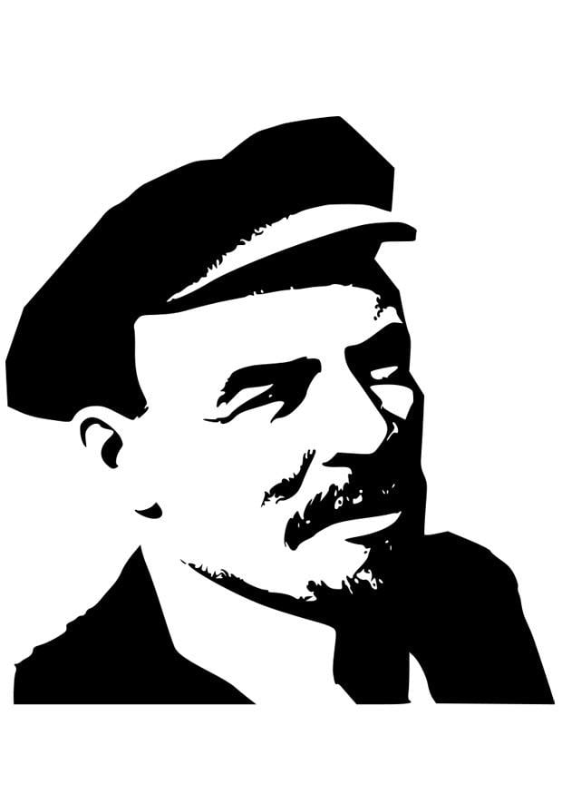 Dibujo para colorear lenin