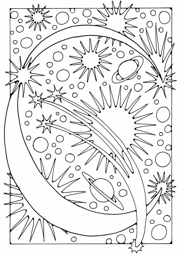 Dibujo para colorear letra - c