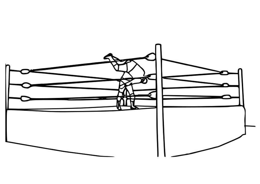 Dibujo para colorear lucha