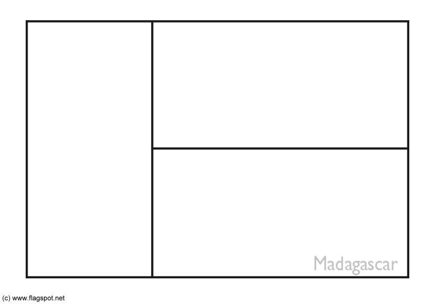 Dibujo para colorear madagascar