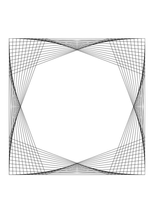 Dibujo para colorear mandala - flor
