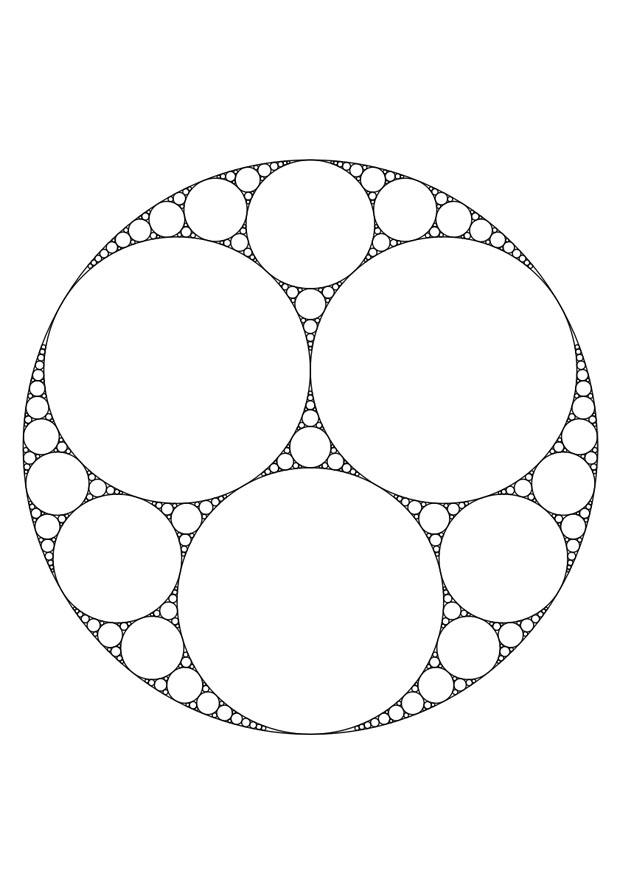 Dibujo para colorear mandala