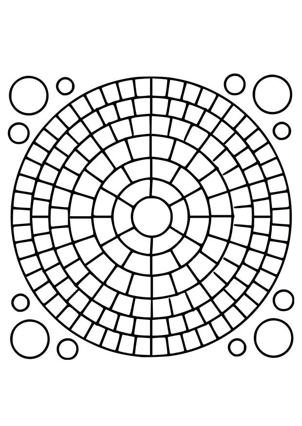 Dibujo para colorear mandala2
