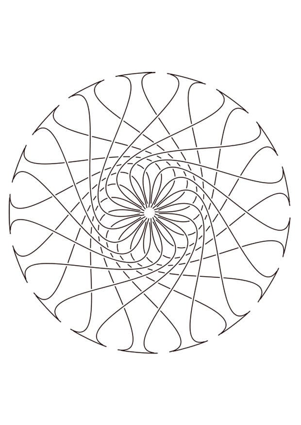 Dibujo para colorear mandala29