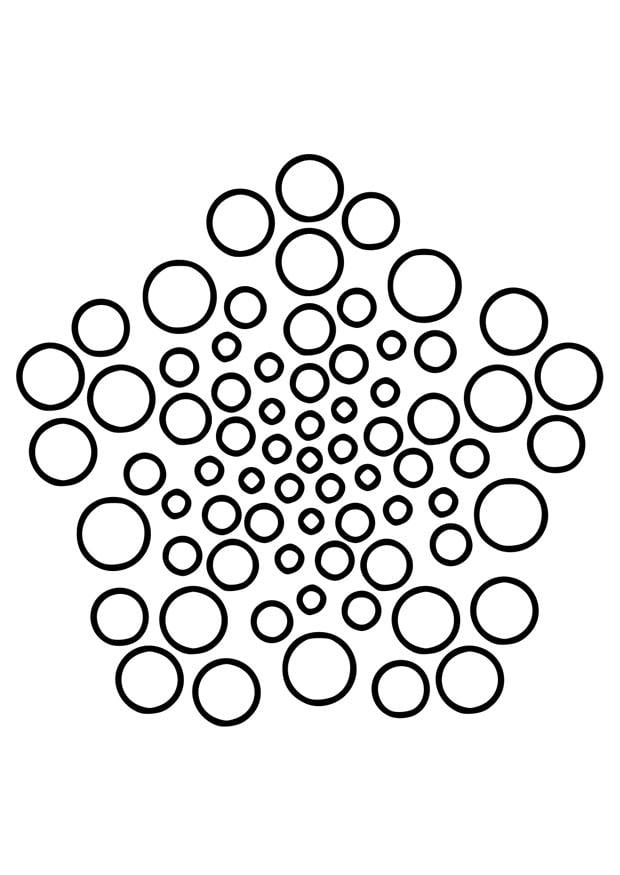 Dibujo para colorear mandala6