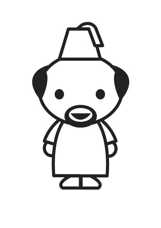 Dibujo para colorear marroquA­