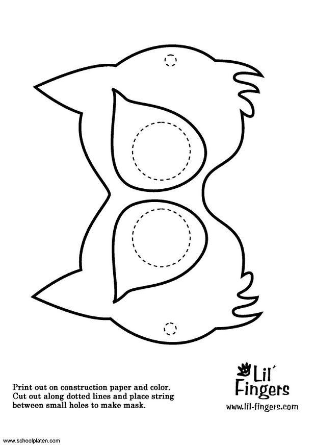 Dibujo para colorear mA¡scara