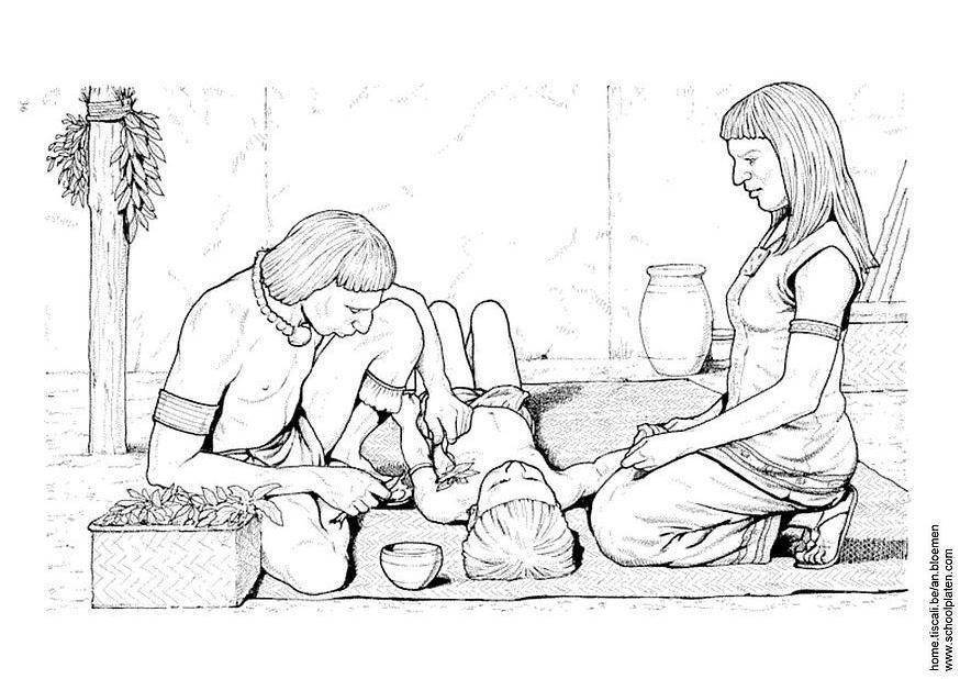 Dibujo para colorear mA©dico