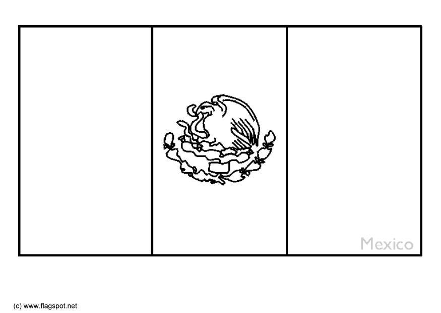 Dibujo para colorear mA©xico
