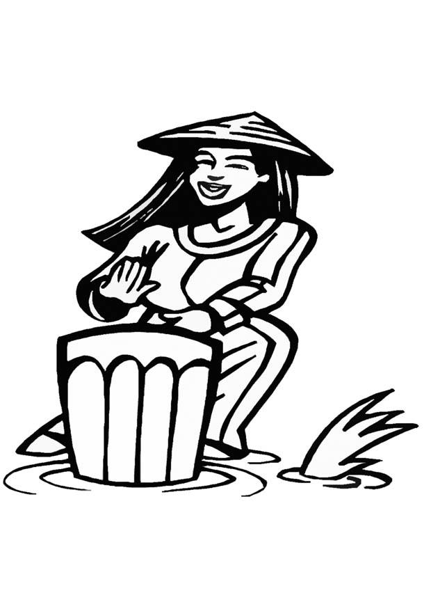 Dibujo para colorear mAºsica