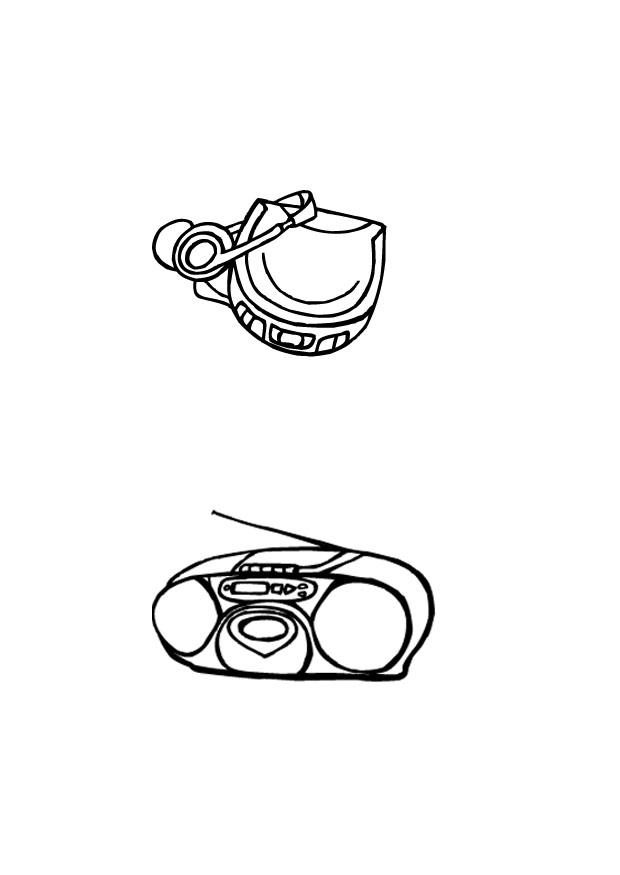 Dibujo para colorear mAºsica