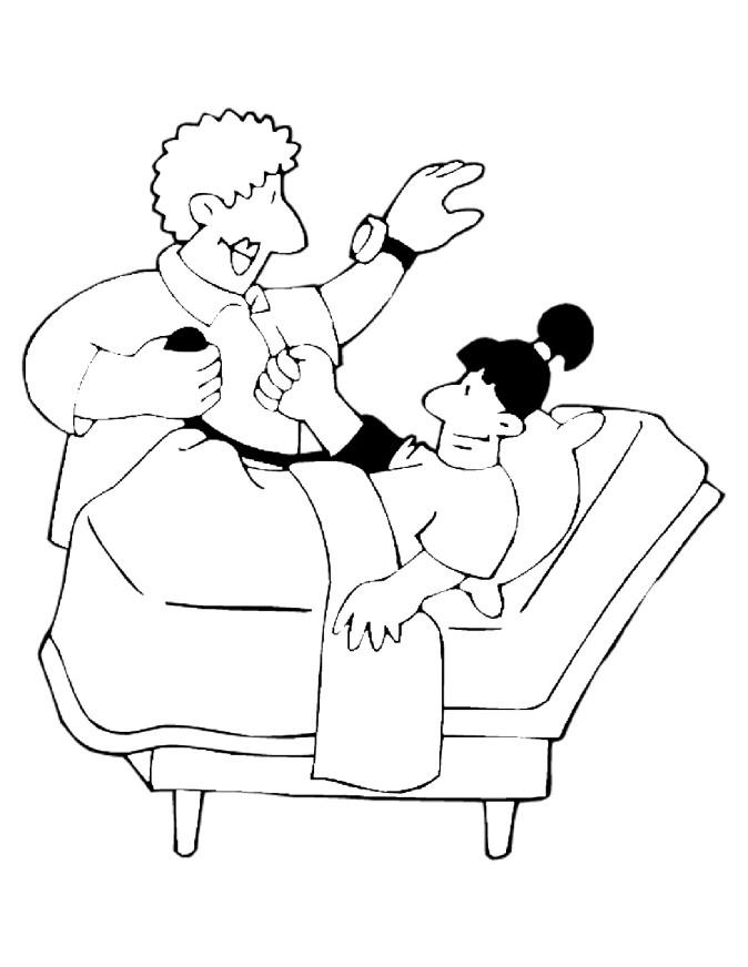 Dibujo para colorear medir la tensiA³n