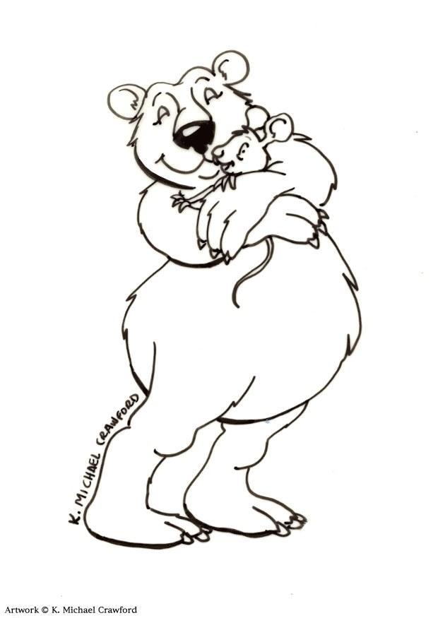 Dibujo para colorear mejores amigos