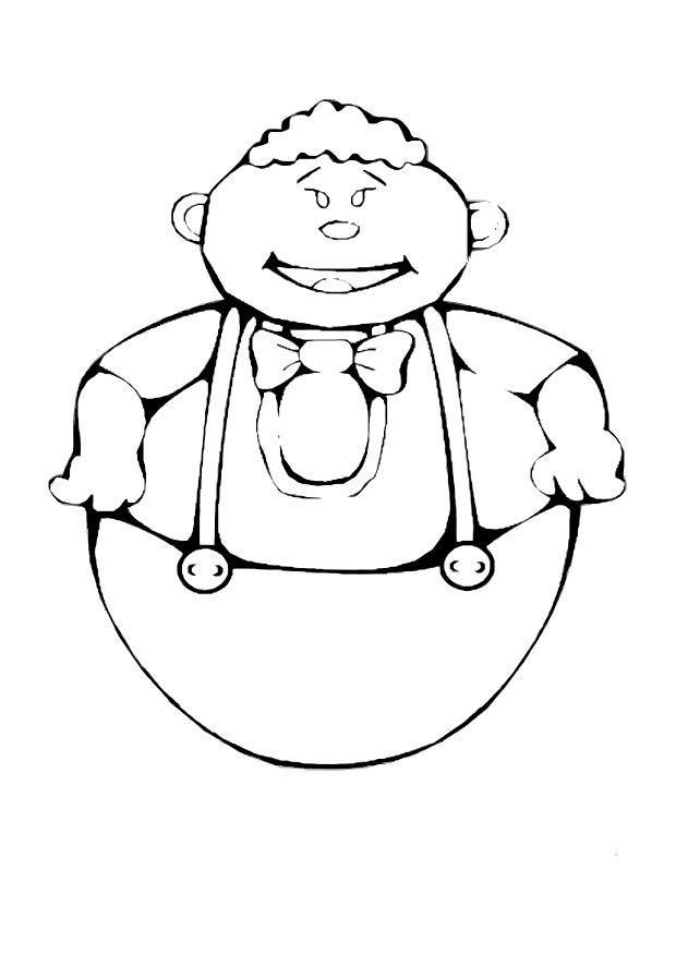 Dibujo para colorear muneco