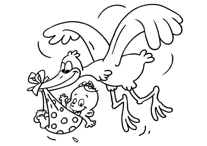 Dibujo para colorear nacimiento