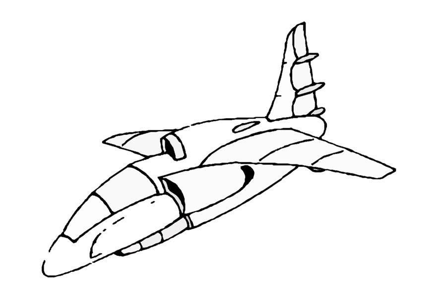 Dibujo para colorear nave espacial