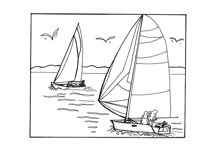 Dibujo para colorear navegar