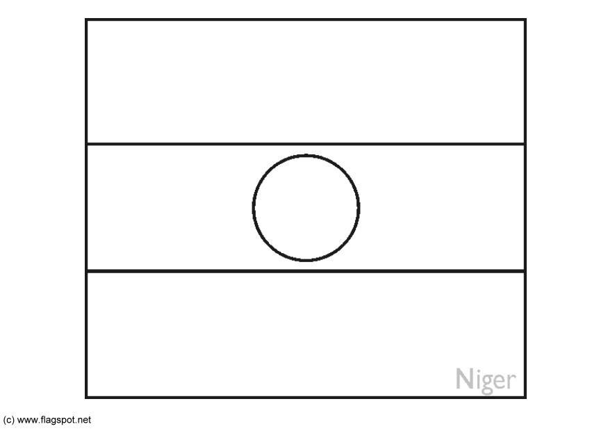 Dibujo para colorear nigeria