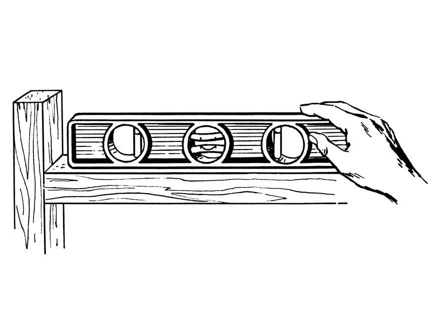Dibujo para colorear nivel