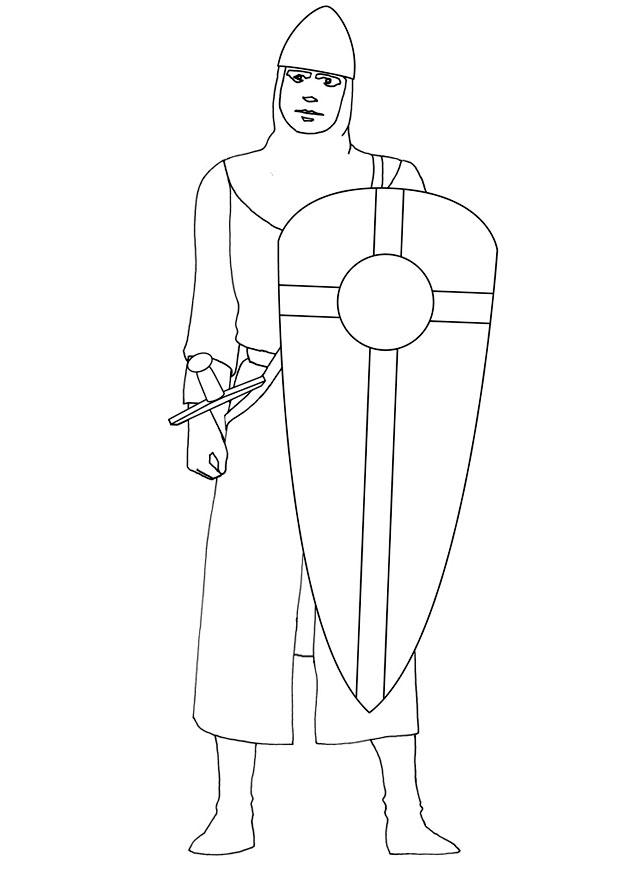 Dibujo para colorear normando