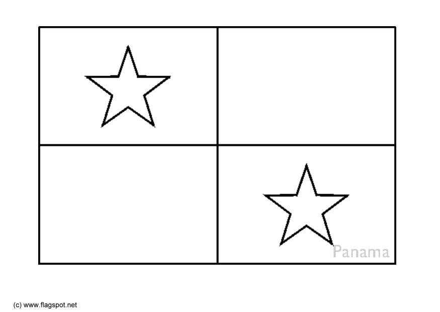 Dibujo para colorear panamA¡