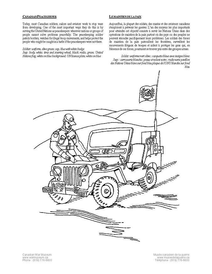 Dibujo para colorear paz