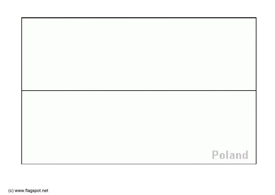 Dibujo para colorear polonia