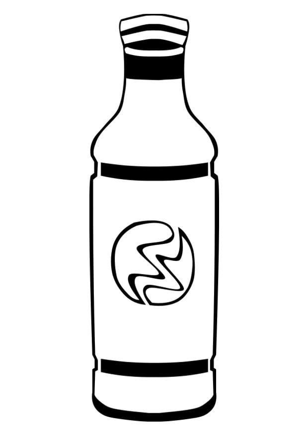 Dibujo para colorear refresco
