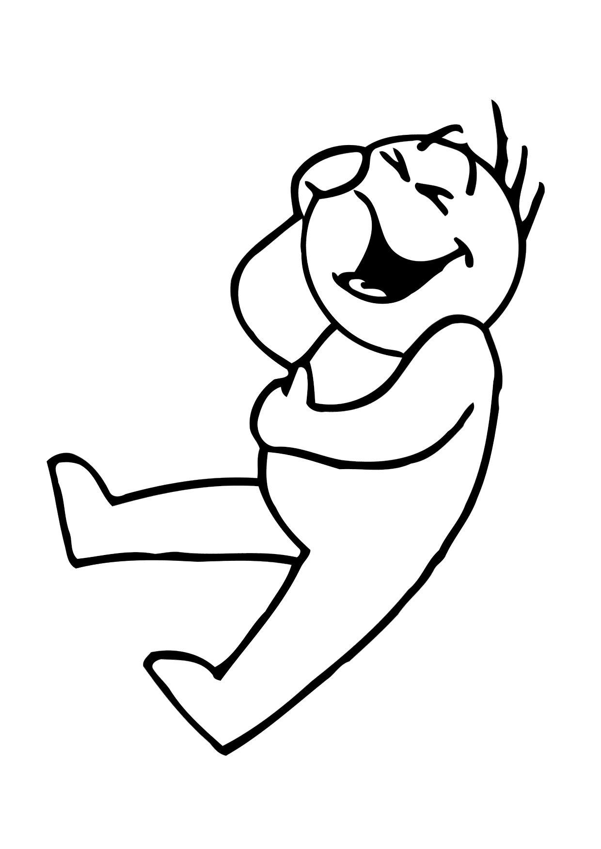 Dibujo para colorear reir