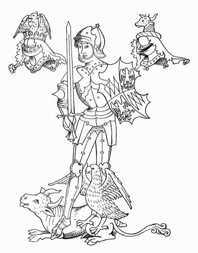 Dibujo para colorear richard neville, conde de warwick