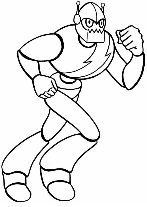 Dibujo para colorear robot