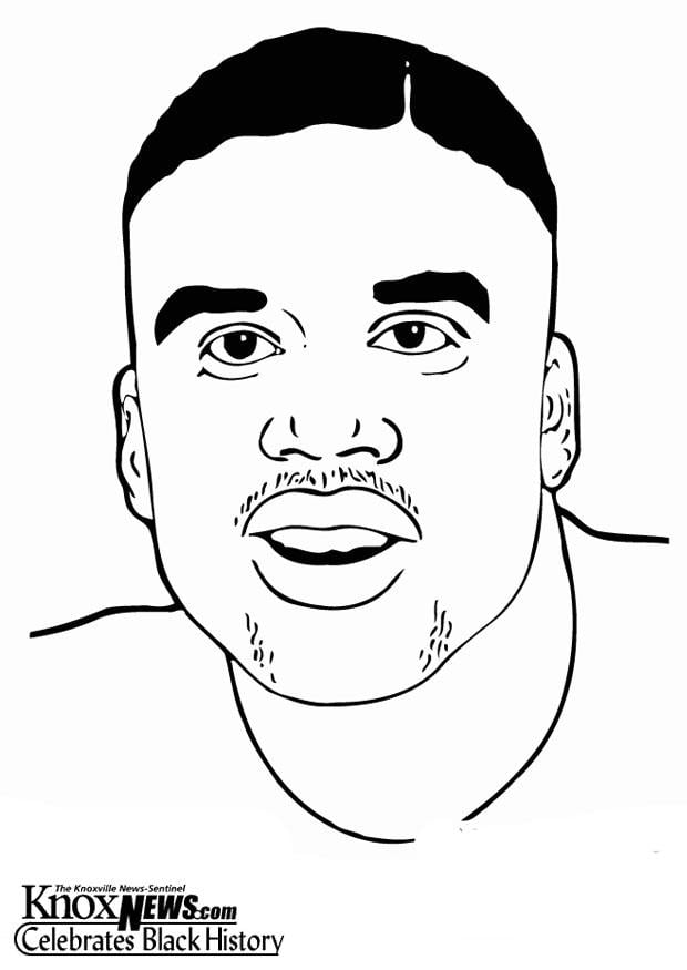 Dibujo para colorear shaquille oneil