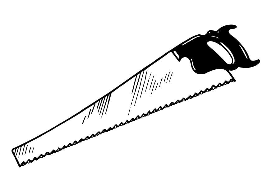 Dibujo para colorear sierra