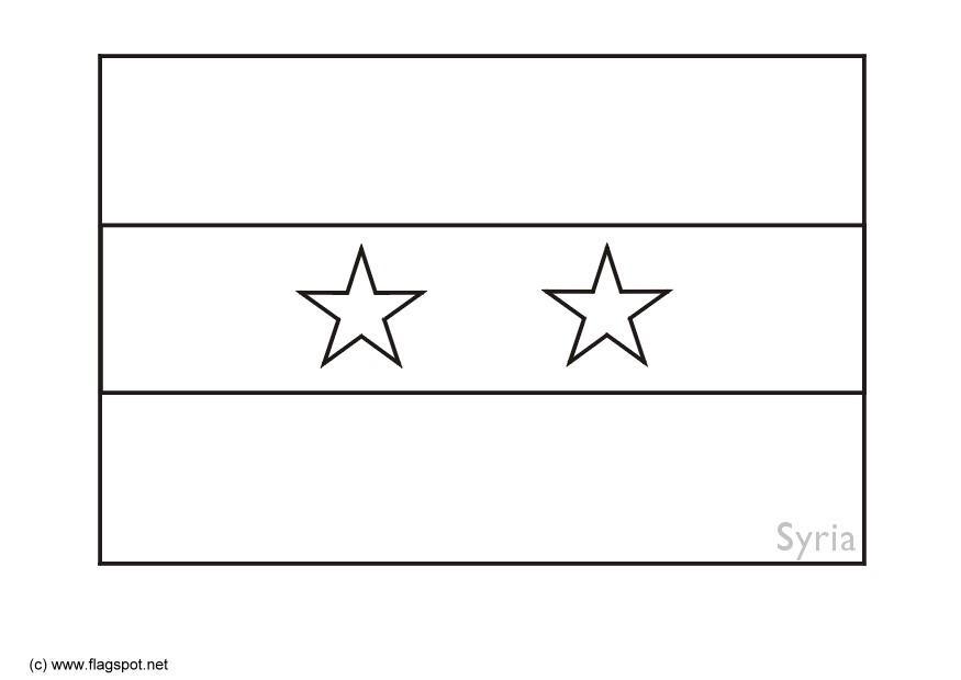 Dibujo para colorear siria